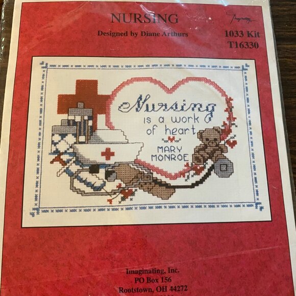 Nursing Cross Stitch Kit By Imaginating Inc. Designed By Diane Arthurs Nurse - Picture 3 of 5